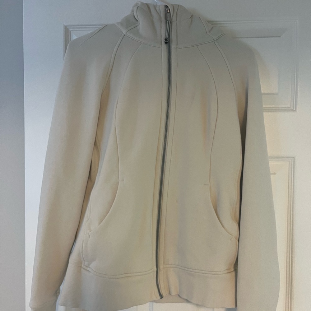 lululemon athletica Cream Full-Zip Hoodie